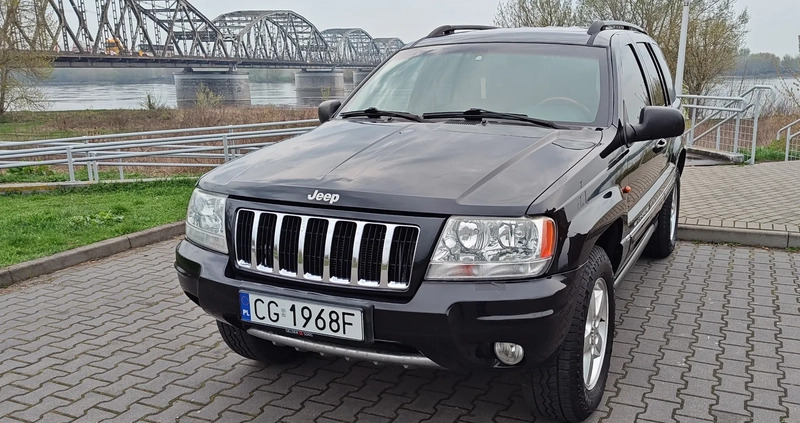 Jeep Grand Cherokee cena 32500 przebieg: 298670, rok produkcji 2004 z Grudziądz małe 667